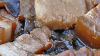 Red fermented bean curd (南乳) is the key ingredient in this rich and savory dish. Red bean curd is described in more detail in my recipe for Braised Pork Belly […]